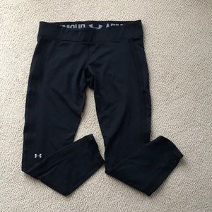 Under armor black work out leggings size large